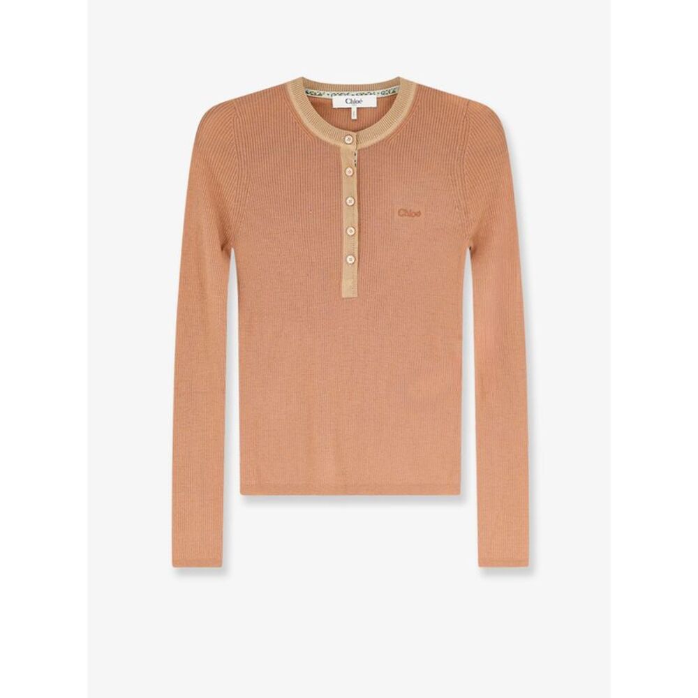 Chloe' Women Ribbed Wool T-Shirt
